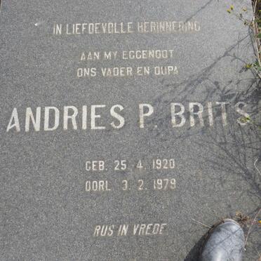 BRITS Andries P. 1920-1979
