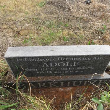 BARKHUIZEN Adolf 1932-2018