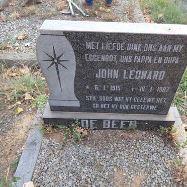 BEER John Leonard, de 1915-1987