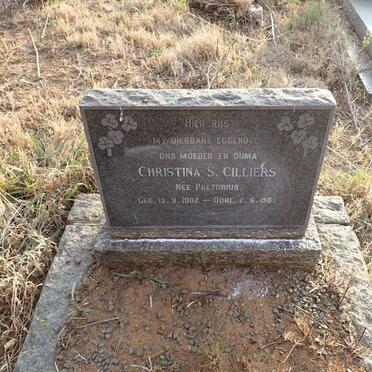 CILLIERS Christina S. nee PRETORIUS 1902-1955