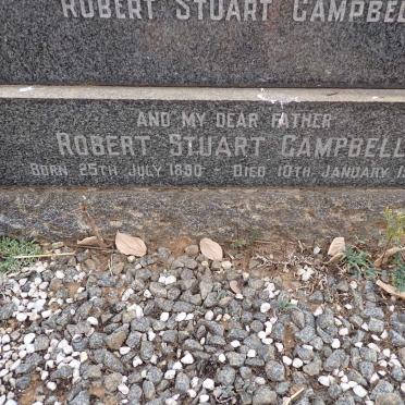 CAMPBELL Robert Stuart 1890-1965 & Dorothea LUYT 1900-1956
