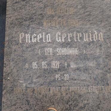 COETZER Izak Stephanus 1914-1994 & Engela Gertruida SCHOOMBIE 1921-2002 _3