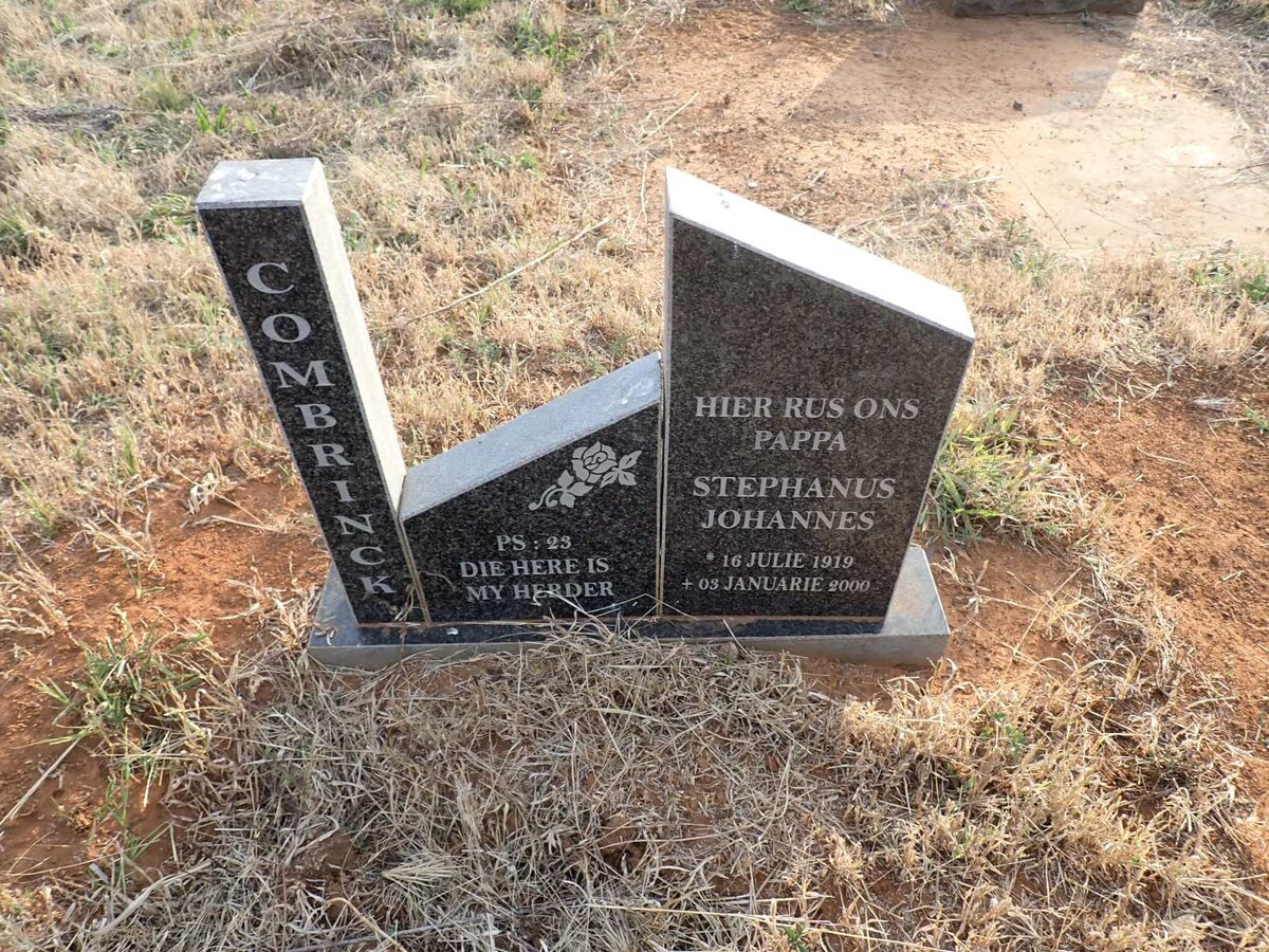 COMBRINCK Stephanus Johannes 1919-2000