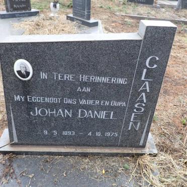 CLAASEN Johan Daniel 1893-1975