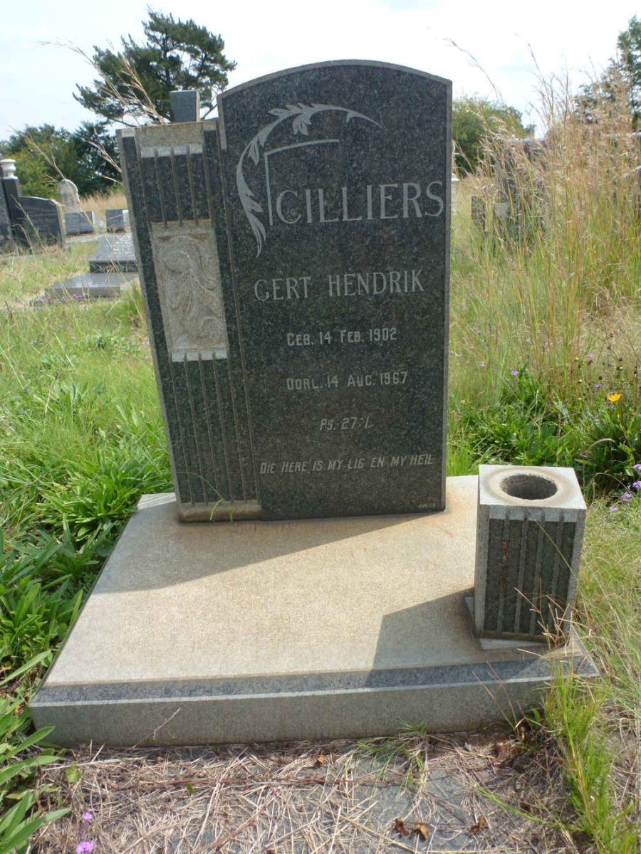 CILLIERS Gert Hendrik 1902-1967