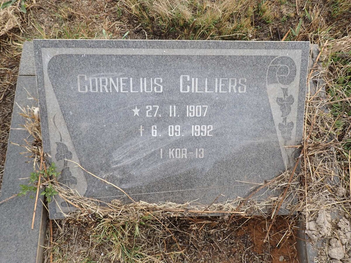 CILLIERS Cornelius 1907-1992