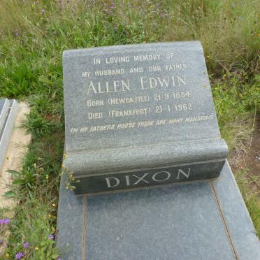 DIXON Allen Edwin 1884-1962
