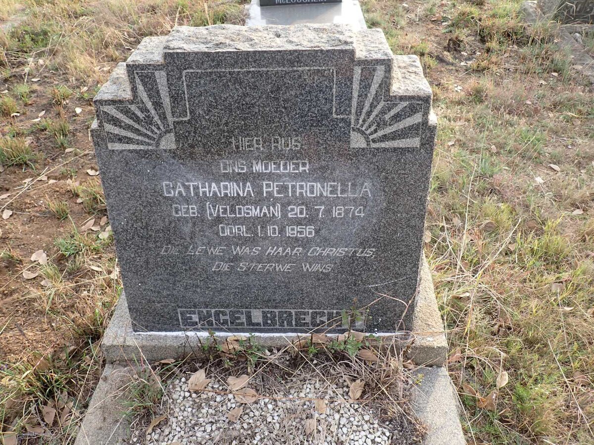 ENGELBRECHT Catharina Petronella nee VELDSMAN 1874-1956