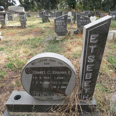 ETSEBETH Charel C. 1926-1996 & Johanna E. 1929-2003