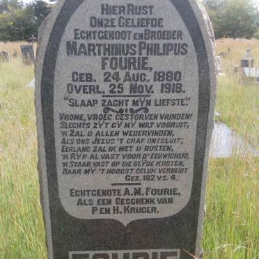 FOURIE Marthinus Philipus 1880-1918