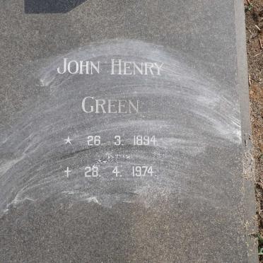 GREEN John Henry 1894-1974