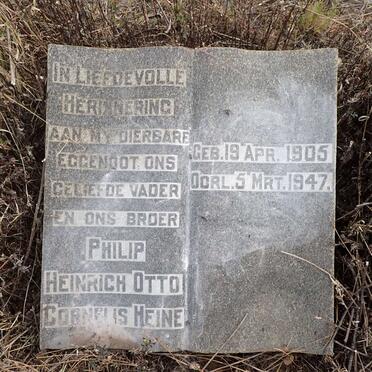 HEINE Philip Heinrich Otto Cornelis 1905-1947