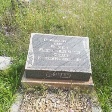 HUMAN Jurgens Johannes Benjamin -1918