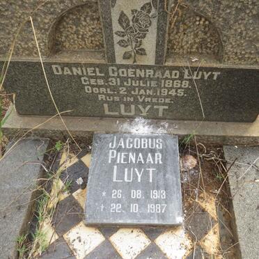 LUYT Daniel Coenraad 1868-1945 :: LUYT Jacobus Pienaar 1913-1987