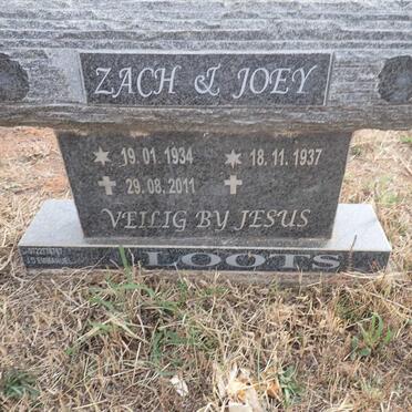 LOOTS Zach 1934-2011 & Joey 1937-