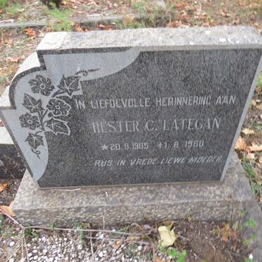 LATEGAN Hester C. 1905-1960