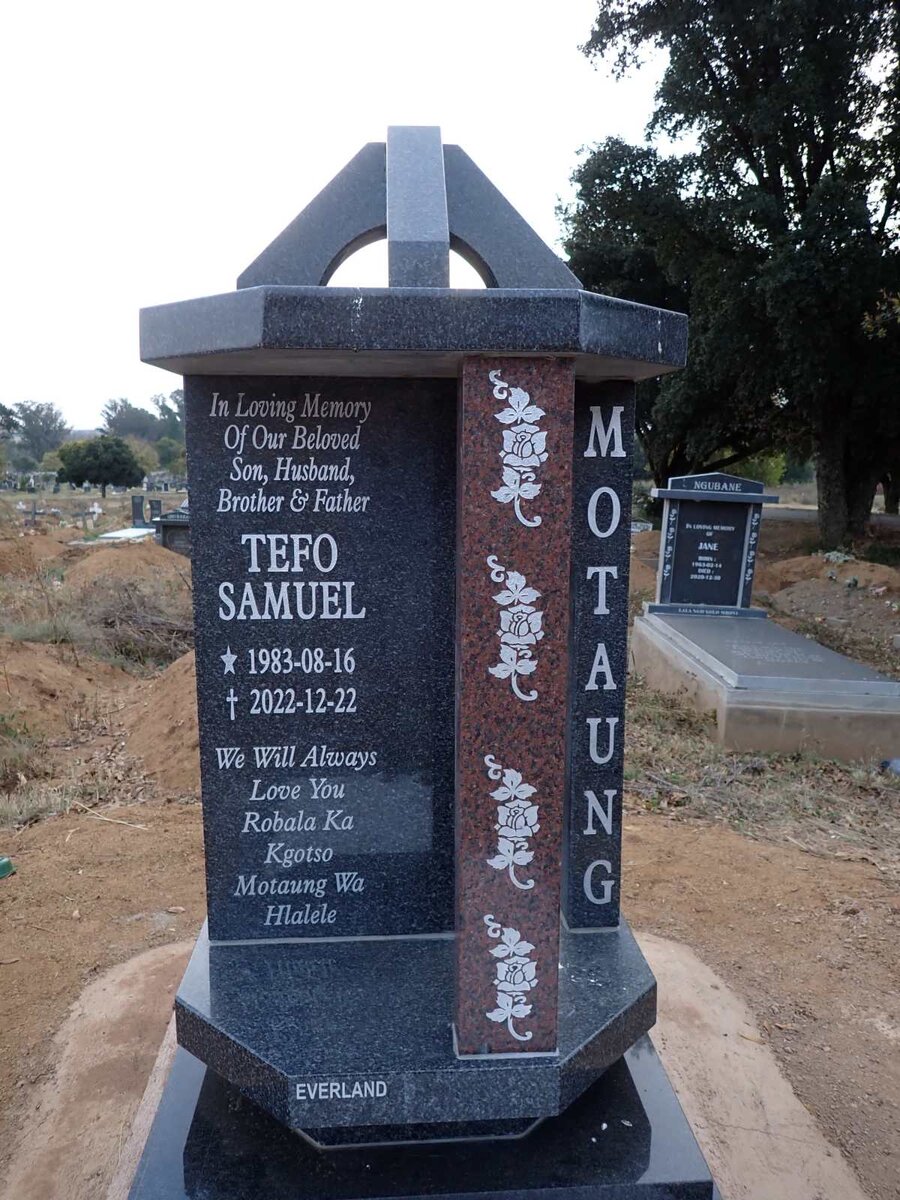 MOTAUNG Tefo Samuel 1983-2022