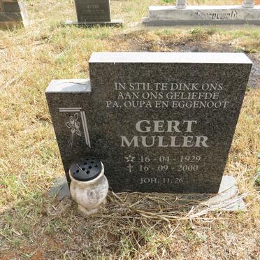 MULLER Gert 1929-2000
