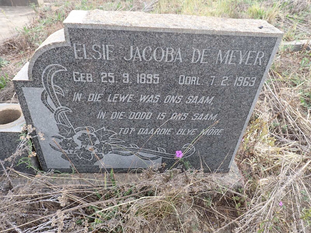 MEYER Elsie Jacoba, de 1895-1963