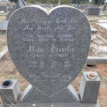 MOOLMAN Alida Cornelia nee VAN DER WALT 1962-1996