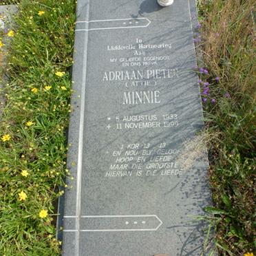 MINNIE Adriaan Pieter 1933-1999