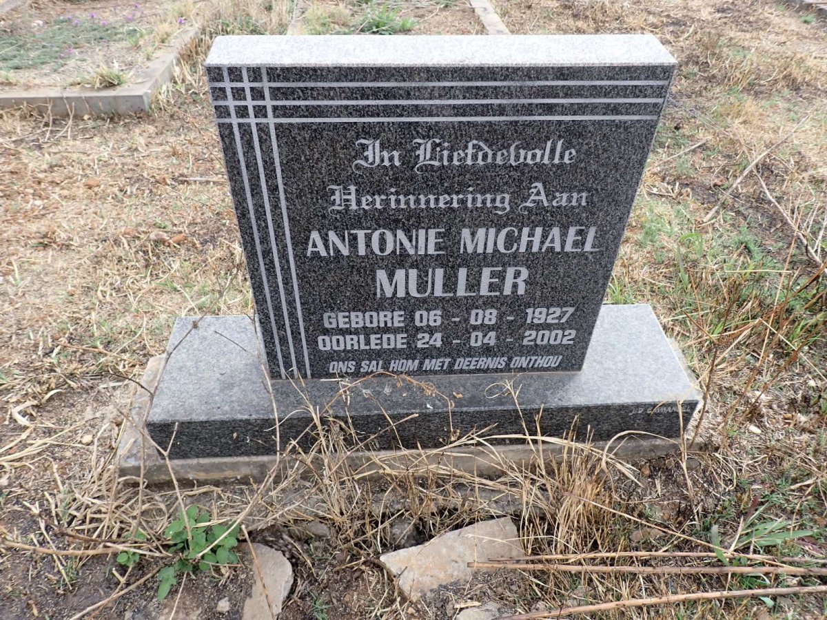 MULLER Antonie Michael 1927-2002