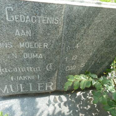MULLER Jacomina C. 1916-19?4