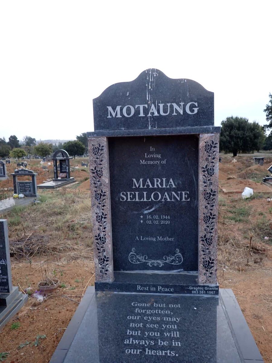 MOTAUNG Maria Selloana 1944-2020