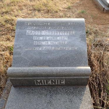MIENIE Jacob Christoffel 1927-1952