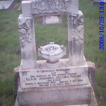 NAUDE Elsje Johanna Jacoba nee NAUDE 1886-1954