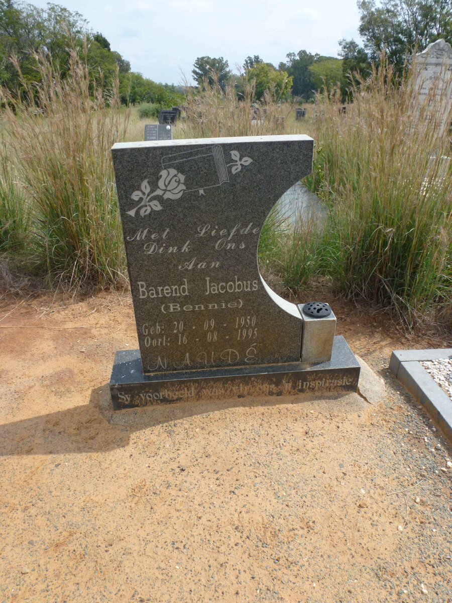 NAUDÉ Barend Jacobus 1950-1995