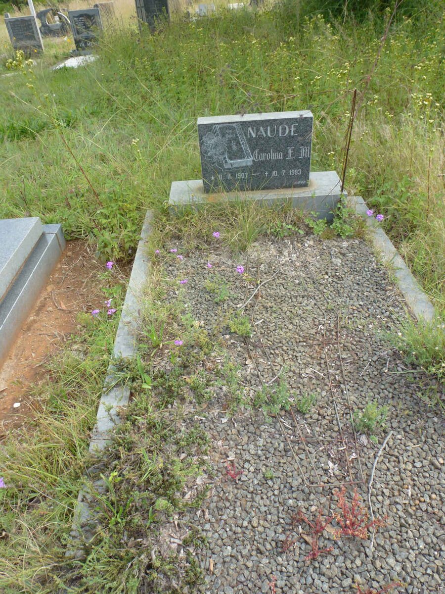 NAUDE Carolina E.M. 1907-1993