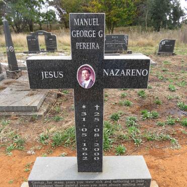 PEREIRA Manuel George G. 1962-2000