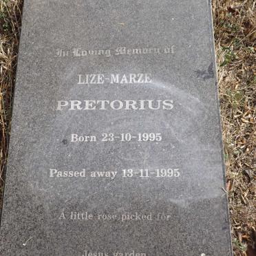 PRETORIUS Lize-Marze 1995-1995