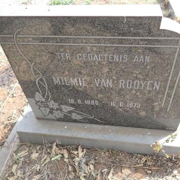 ROOYEN Miemie, van 1888-1973