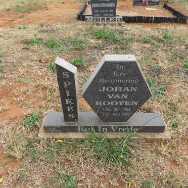 ROOYEN Johan, van 1955-2008