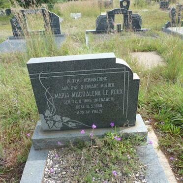 ROUX Maria Magdalena, le nee NIENABER 1885-1969