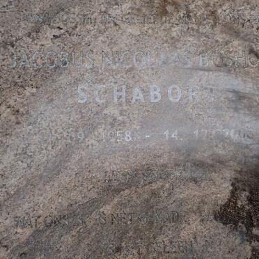 SCHABORT Jacobus Nicolaas Boshoff 1958-2008 _2