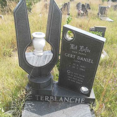 TERBLANCHE Gert Daniël 1930-1984