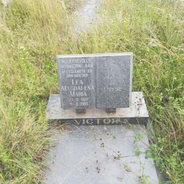 VICTOR Lea Magdalena Maria 1937-1985