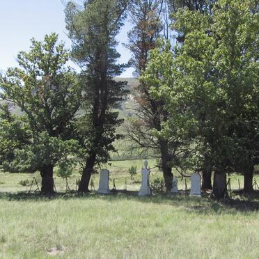 Free State, HARRISMITH district, Harrismith, Mooi Hoek 130, Mooihoek, farm cemetery