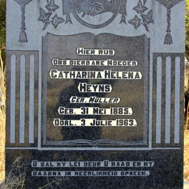 HEYNS Catharina Helena nee MULLER 1885-1963