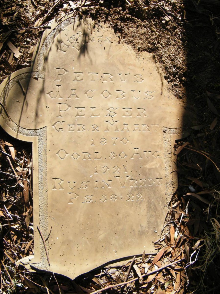 PELSER Petrus Jacobus 1870-1921