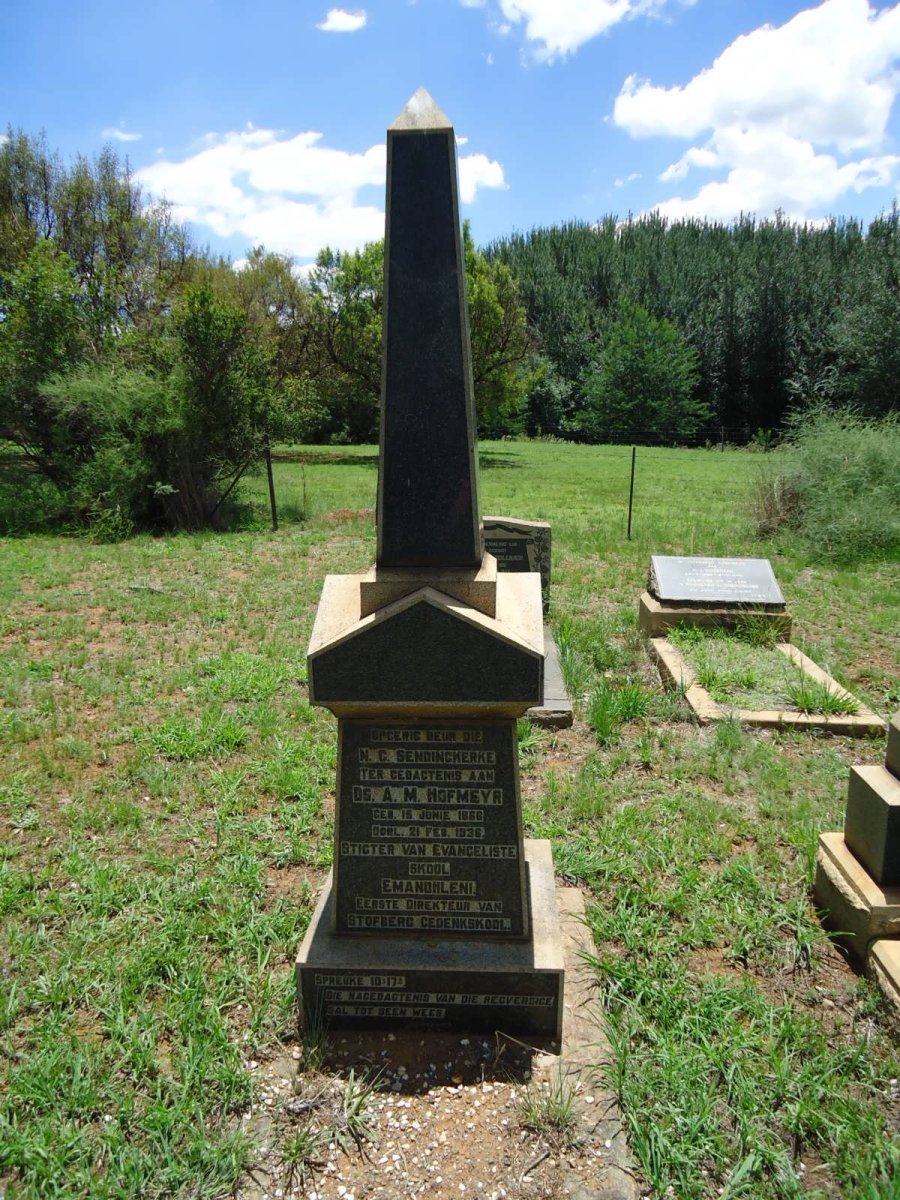 HOFMEYR A.M. 1866-1936