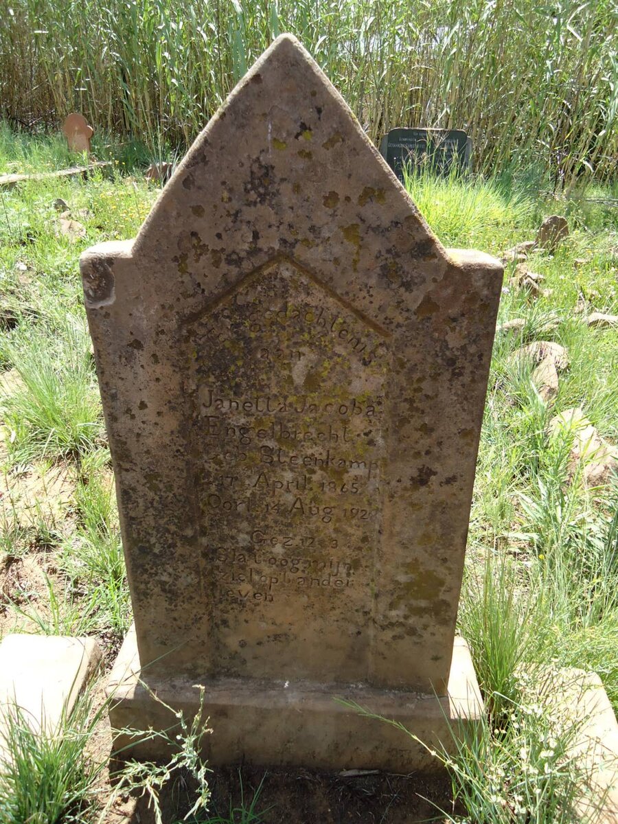 ENGELBRECHT Janetta Jacoba nee STEENKAMP 1865-1928