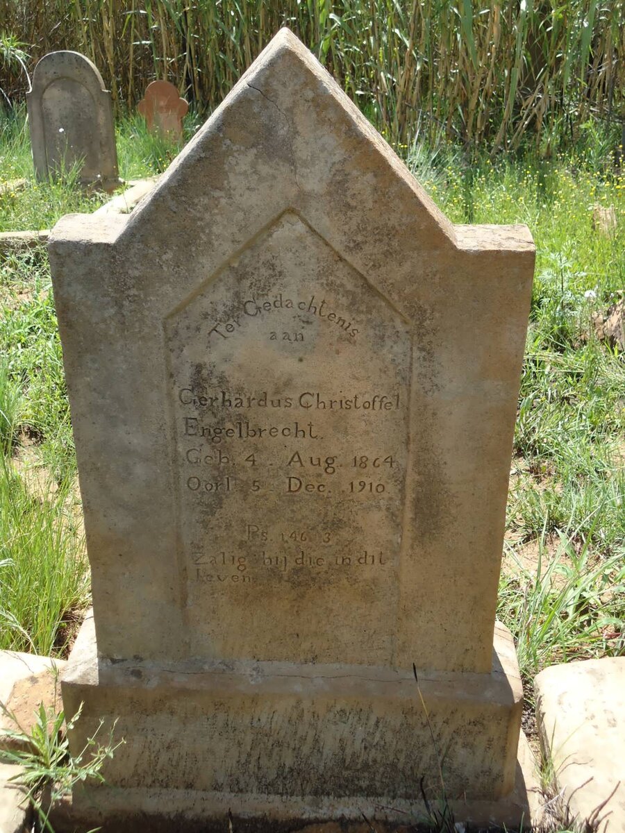 ENGELBRECHT Gerhardus Christoffel 1864-1910