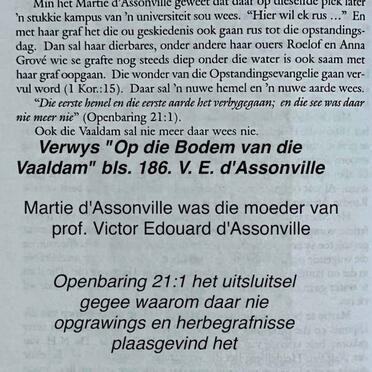 5. Verwysing na "Op die Bodem van die Vaaldam"
