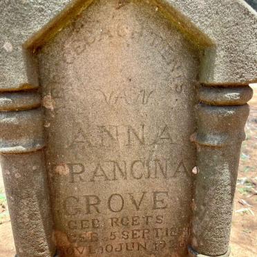 GROVE Anna Francina nee ROETS 1857-1926 _2