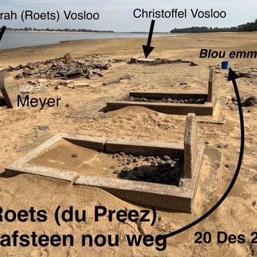 08. Oorsig 20 Des 2024 - Grafsteen van ROETS Jacoba Dorothia Chrisstinna nee DU PREEZ het verdwyn