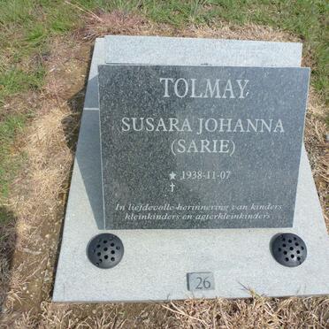 TOLMAY Susara Johanna 1938-